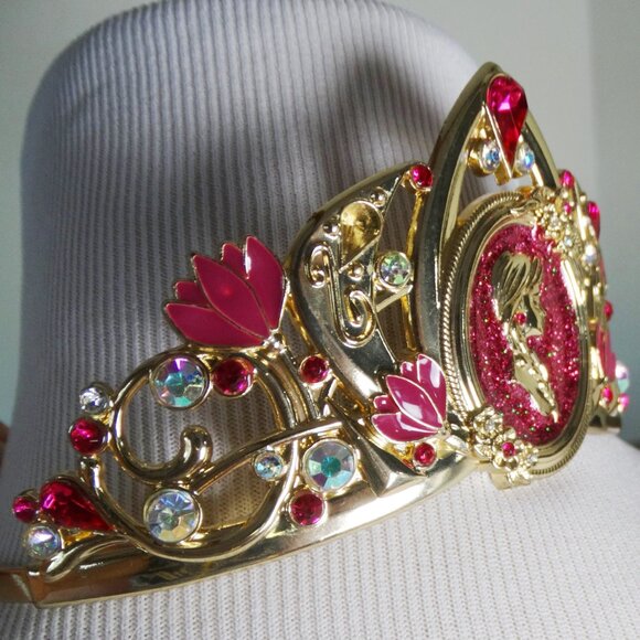 Disney Store Princess Anna Royal Dress Costume Size 9/10 w tiara/crown EUC - Picture 10 of 11